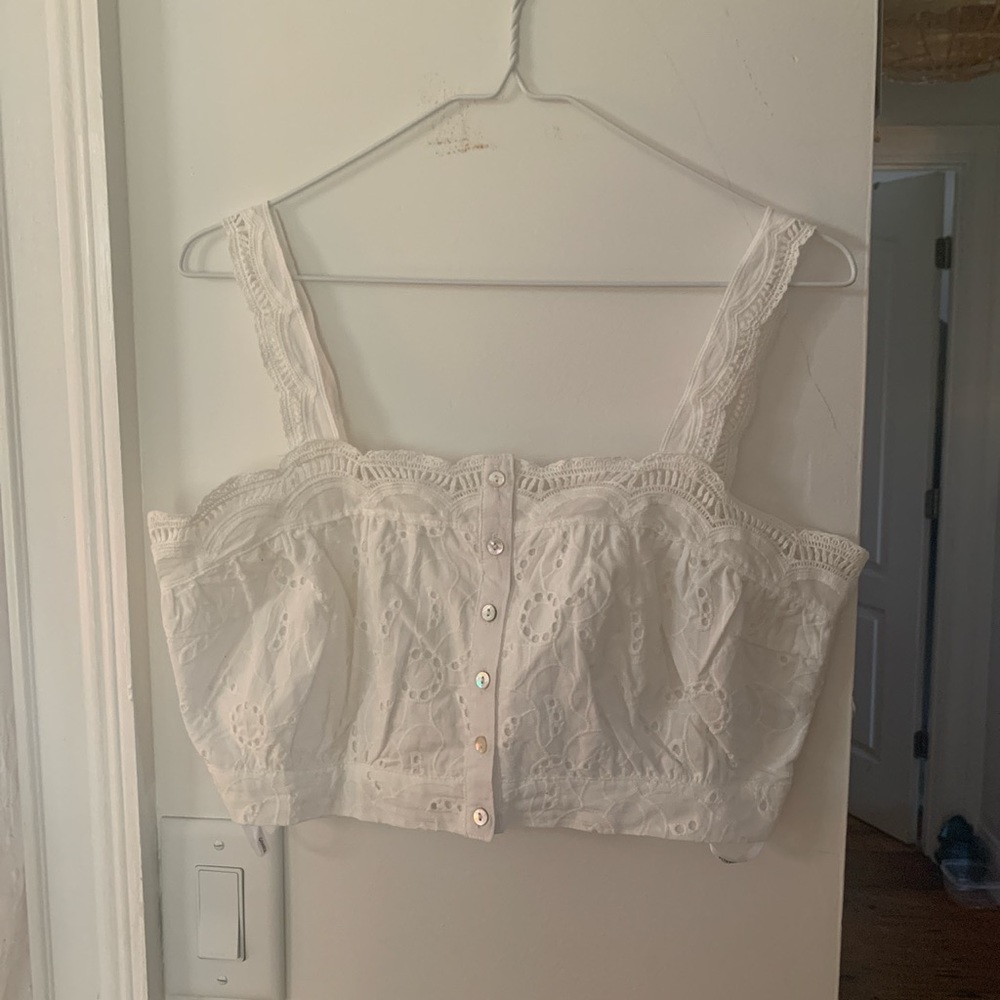 Ghanda Lace Crop Top